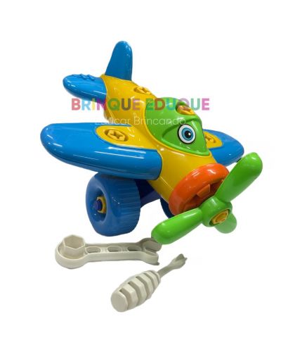 Avião Didático Infantil Monta E Desmonta  (PROMOÇÃO)