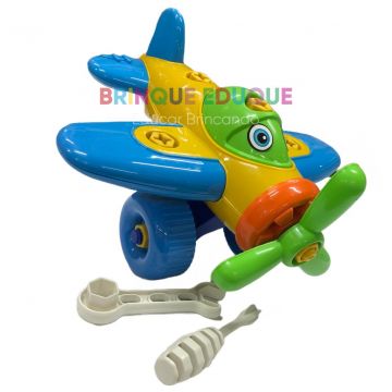 Avião Didático Infantil Monta E Desmonta  (PROMOÇÃO)